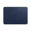 Apple Leather Sleeve for 13" MacBook Pro – Midnight Blue (MRQL2) - зображення 1