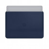 Apple Leather Sleeve for 13" MacBook Pro – Midnight Blue (MRQL2) - зображення 4