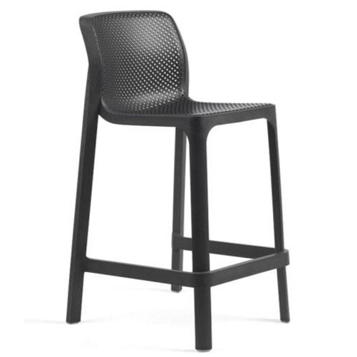 Nardi Напівбарний стілець  Net Stool Mini Antracite (40356.02.000) - зображення 1