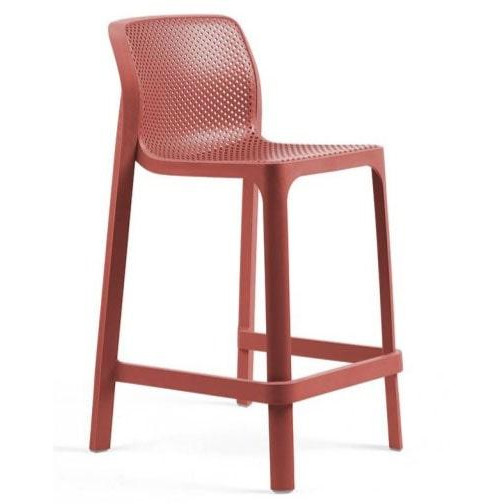 Nardi Напівбарний стілець  Net Stool Mini Corallo (40356.75.000) - зображення 1