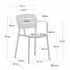 La Forma Садовий стілець  MORELLA CC6108S05 Білий - зображення 10