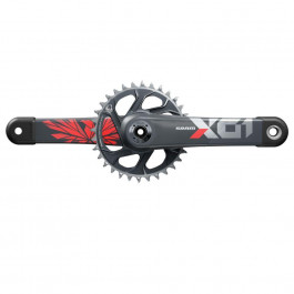 SRAM Шатуні  X01 Eagle Superboost+ DUB 12s 165 w Direct Mount 32T X-SYNC 2 Chainring Lunar Oxy Red (DUB C