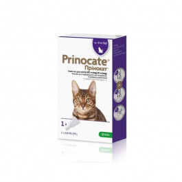 KRKA Prinocate - капли противопаразитарные КРКА Принокат для кошек Вес 4 - 8 кг, одна пипетка (157413)