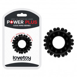 LoveToy Power Plus Cockring 2 Черное (6452LVTOY121-07)