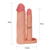 LoveToy Pleasure X Tender Double Penis Sleeve Add 2" (6452LVTOY409) - зображення 5