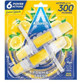 Astonish Блоки для чищення унітазів  Foam&Fresh з ароматом Лимона 2 шт (5060060212916)