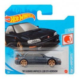 Hot Wheels 98 Subaru Impreza 22B STi-Version J-Imports 1:64 GTC74 Grey