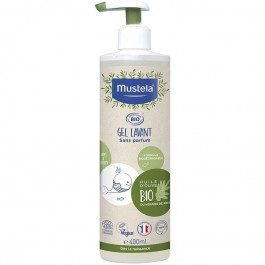 Mustela Гель для душа  Очищающий без запаха для тела и волос 400 мл (3504105034351)