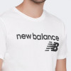 New Balance Футболка  Classic Core Logo MT03905WT S Белая (194389375979) - зображення 4