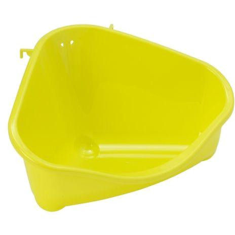 Pet Nova Туалет для гризунів  кутовий 34 х 18 х 24 см Жовтий (P-PETCORNER-MEDIUM-YL) (5903031440058) - зображення 1