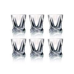 Crystalite Набор стаканов для виски Quadro 300мл 024-002
