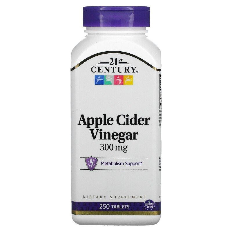 21st Century Apple Cider Vinegar 300 mg 250 Tabs - зображення 1