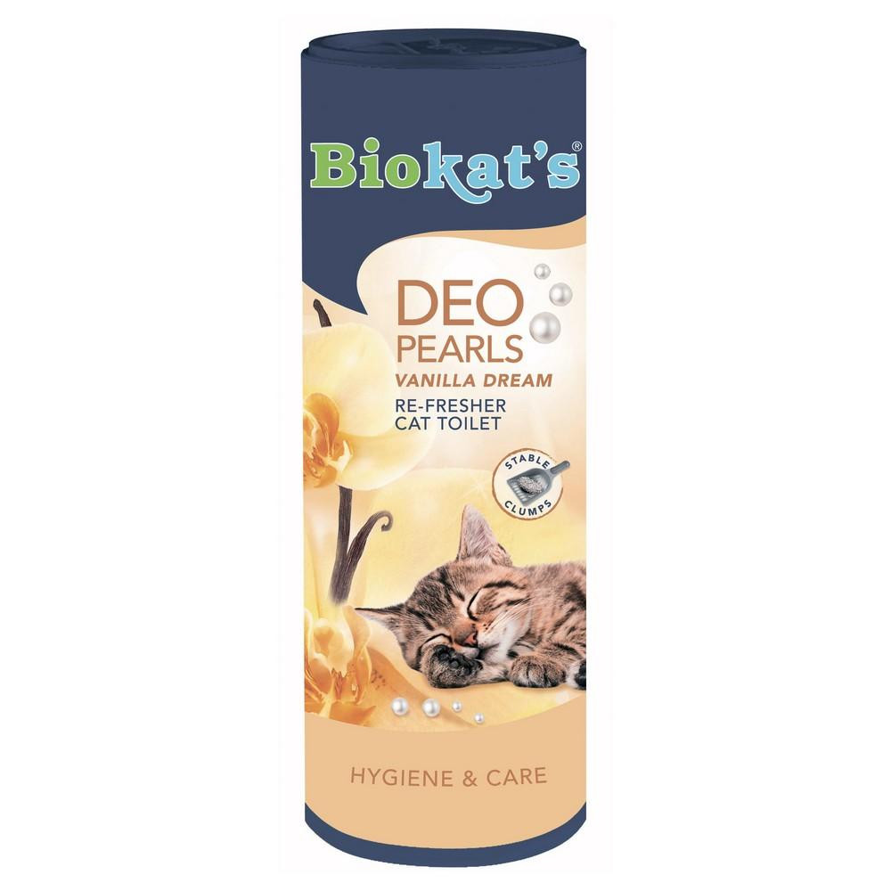 Biokat's Дезодорант для туалету котячого Biocat's DEO Pearls Vanilla Dream з ароматом ванілі 700 гр (40020646 - зображення 1