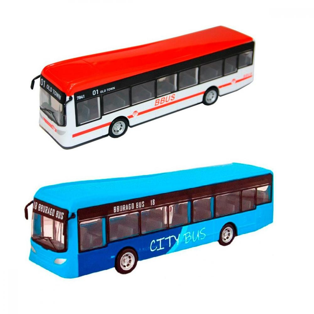 Bburago City bus Синий автобус (18-32102) - зображення 1