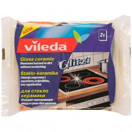 Vileda Губка кухонная Glitzi Ceran для стеклокерамических плит 2 шт (4023103136014)