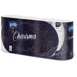 Grite Туалетная бумага Charisma 4 слоя 8 рулонов (4770023348828)