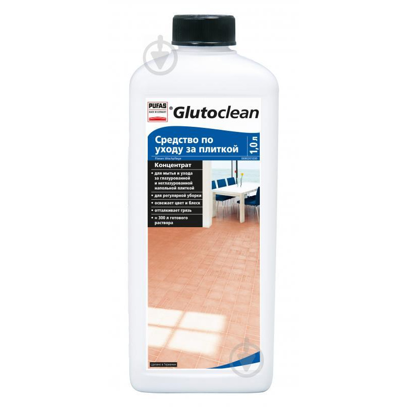 Glutoclean Средство для очистки и ухода за плиткой 1 л (4044899362937) - зображення 1