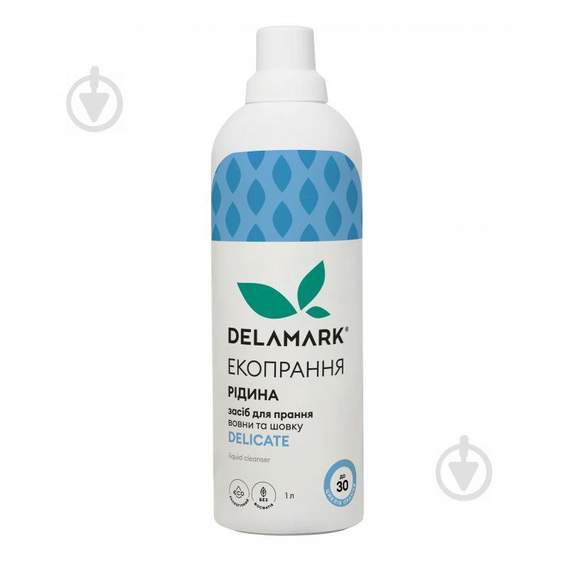 Delamark Жидкость для стирки Delicate 1.2 л (4820152331144) - зображення 1