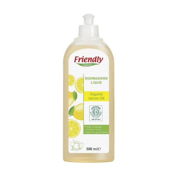 Friendly Organic Средство для мытья посуды с лимонным соком 500 мл (FR1642) - зображення 1