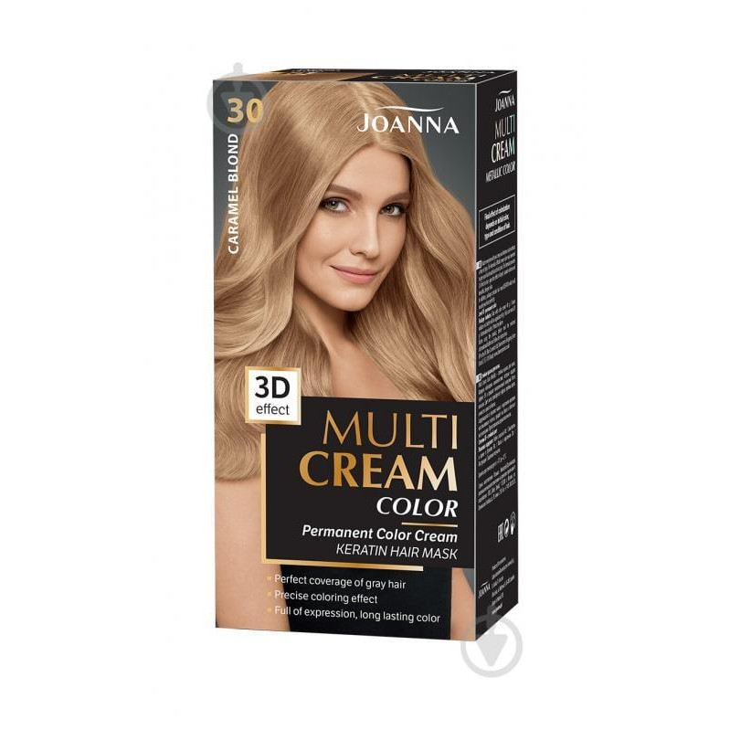 Joanna Фарба для волосся  Multi Cream Color №30 карамельний блонд 100 мл - зображення 1