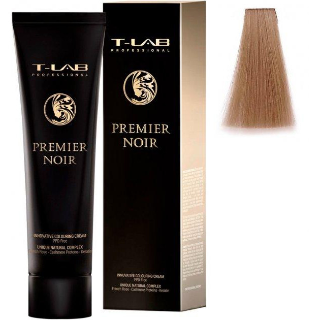 T-LAB Professional Крем-краска  Premier Noir Innovative Colouring Cream 10.13 Lightest beige blonde, 100 мл - зображення 1