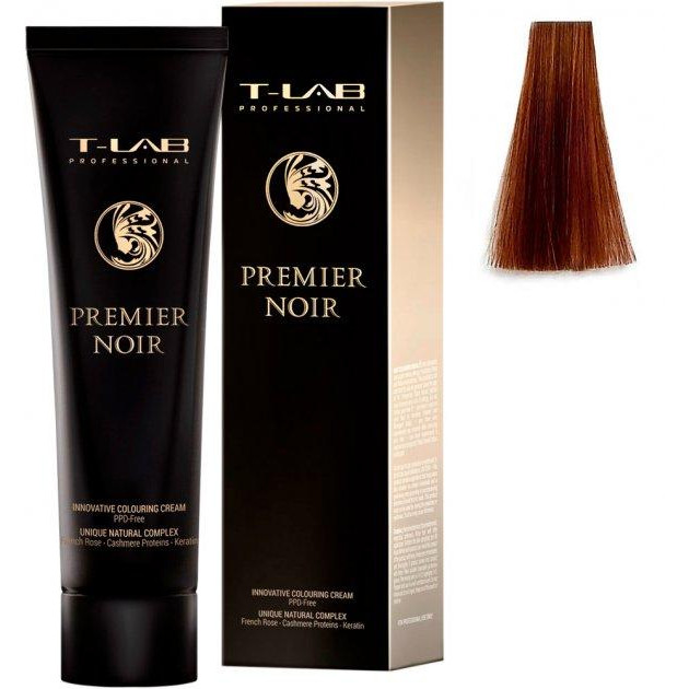 T-LAB Professional Крем-краска  Premier Noir Innovative Colouring Cream 8.42 Light copper iridescent blonde, 100 мл - зображення 1