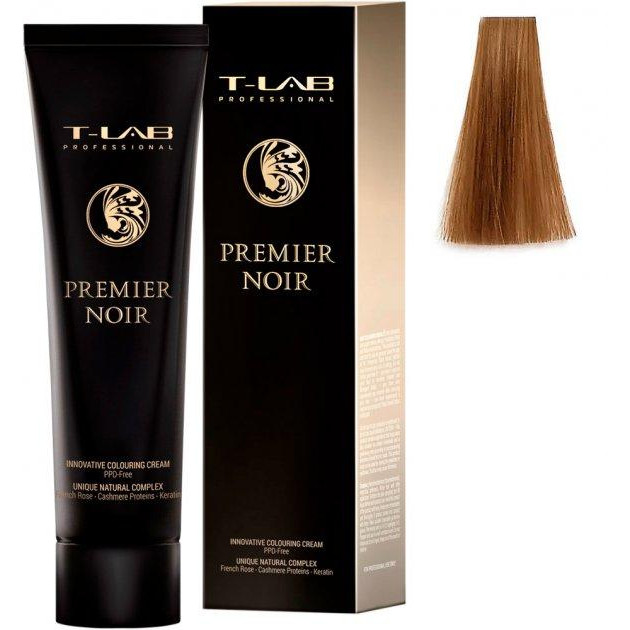 T-LAB Professional Крем-краска  Premier Noir Innovative Colouring Cream 10.32 Lightest golden iridescent blonde, 100 мл - зображення 1