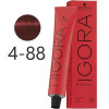 Schwarzkopf Крем-краска для волос  Igora Royal Permanent Color Creme 4-88 Средне-коричневый красный экстра, 60 м - зображення 1