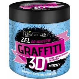 Bielenda Гель для волос  Strong Graffiti 3D Синий, 250 мл (5904879002248)