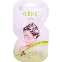 Ellips Маска для волос  Vitamin Hair Mask Volume Miracle Чудо объем, 20 г (8993417489945)