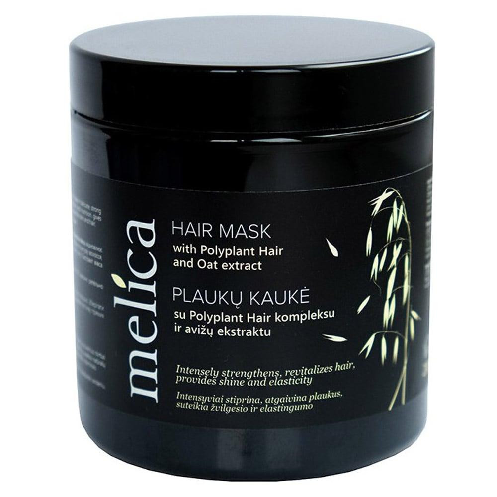 Melica organic Black Hair Mask 200 ml Маска для волос с экстрактом овса (4770416003563) - зображення 1