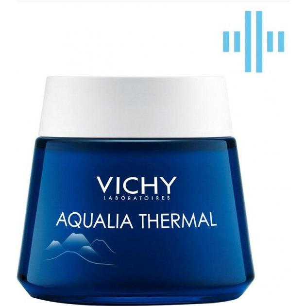Vichy Нічний СПА крем-гель  Aqualia Thermal, для глибокого зволоження шкіри обличчя, 75 мл - зображення 1
