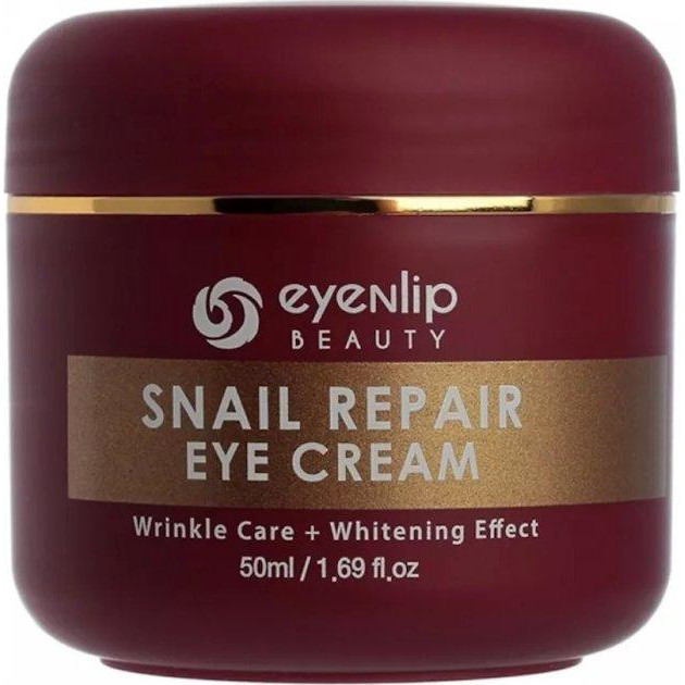 Eyenlip Восстанавливающий крем для век  Snail Repair Eye Cream с улиточным муцином, 50 мл (8809555250883) - зображення 1