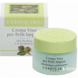 L'Erbolario Крем для лица   Crema Viso per Pelli Impure для проблемной кожи, на основе розмарина и репейника, 30