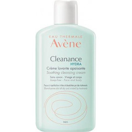 Avene Очищающий крем для лица  Cleanance Hydra  Soothing Cleansing Cream от акне, 200 мл (3282770100921)