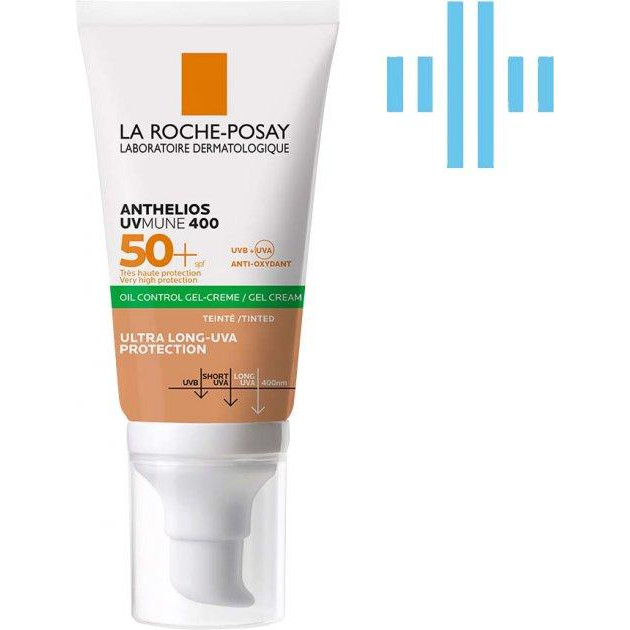 La Roche-Posay Солнцезащитный крем-гель для лица  Anthelios XL Gel-Crema Tacto Seco SPF50+ Матирующий с тонирующим  - зображення 1