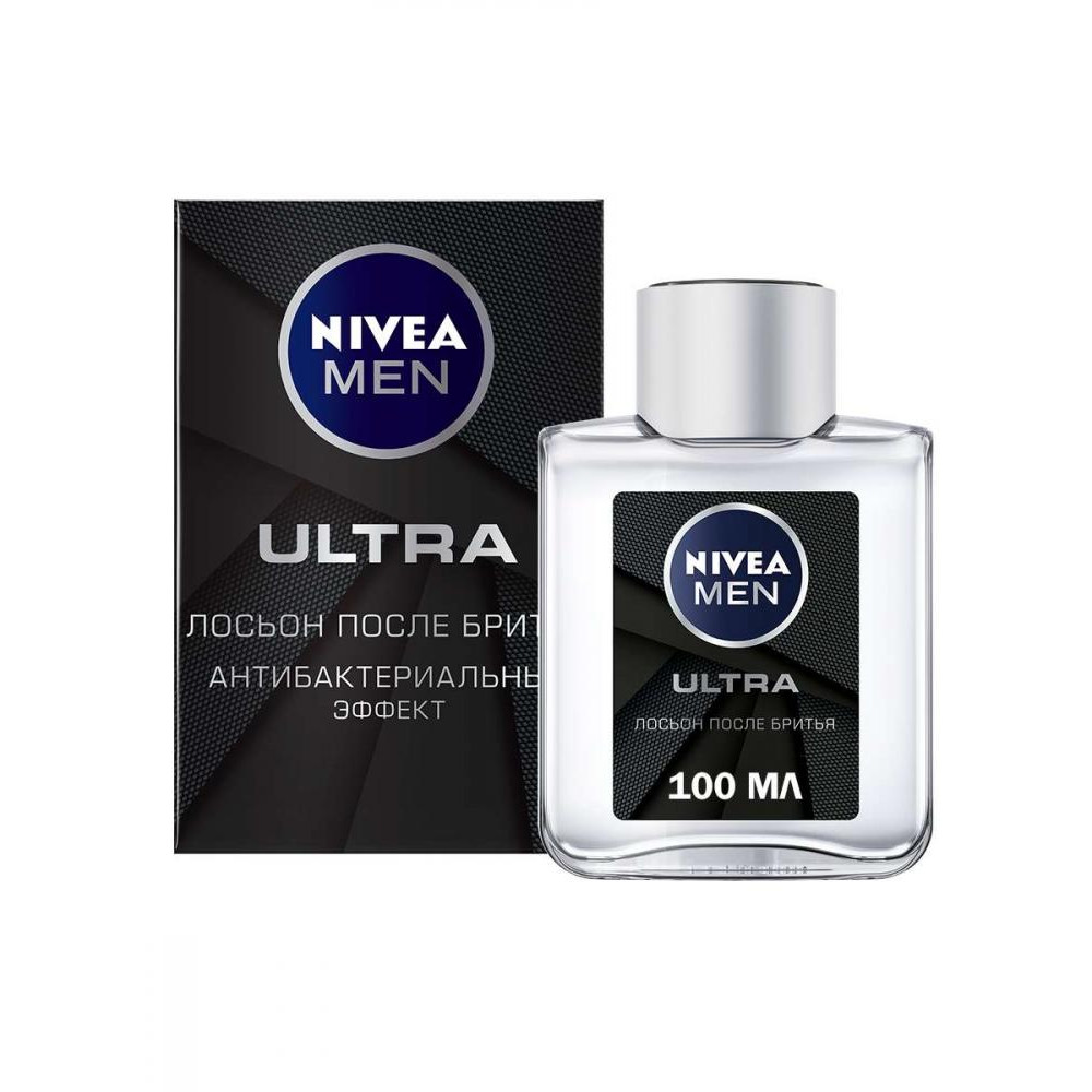 Nivea Лосьон после бритья  Men Ultra Антибактериальный эффект 100мл (4005900495341) - зображення 1