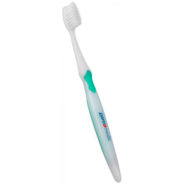 Paro Зубна щітка з конічними щетинками  medic зелена (7.726/8) - зображення 1
