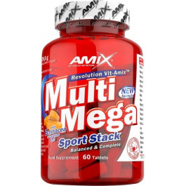 Amix Дієтична добавка  Multi Mega Stack 60 таблеток (8594159532762)