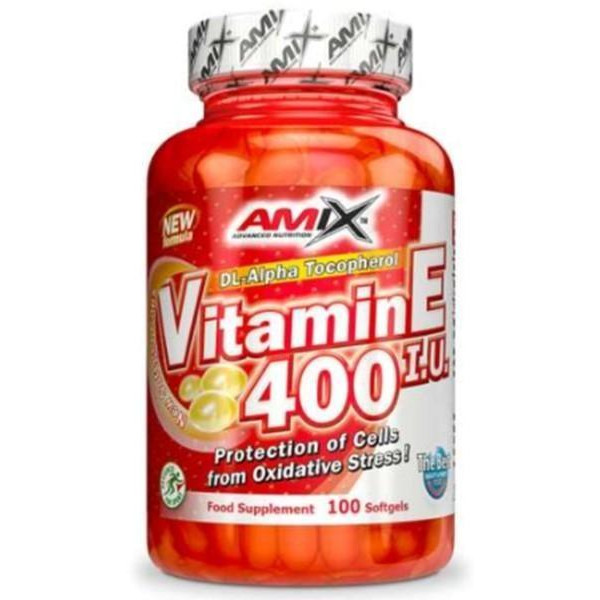 Amix Вітаміни  Vitamin E 400 IU - 100 софт гель (8594159535985) - зображення 1