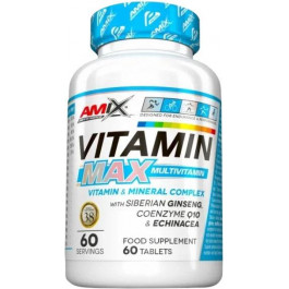 Amix Вітаміни  Performance Vitamin Max Multivitamin 60 таб (8594060006116)