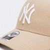 47 Brand Кепка  Mlb New York Yankees B-MVP17WBV-KHB One Size Бежевая (191812409539) - зображення 4