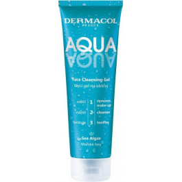 Dermacol Гель для вмивання 3в1  Aqua Face Cleansing Gel, 150 мл