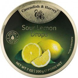 Cavendish & Harvey Льодяники  Кислий лимон, 200 г (139398) (4013197767034)