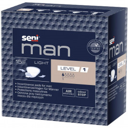 Seni Прокладки урологічні  Man Light Level 1 для чоловіків 15 шт.