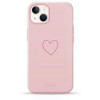 Pump Silicone Minimalistic Case for iPhone 13 Pro Krivoe Heart (PMSLMN13PRO-6/312) - зображення 1