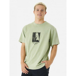 Rip Curl Футболка  Quality Surf Products Core Tee 041MTE-3396 S Серо-зеленая (9359082286316)