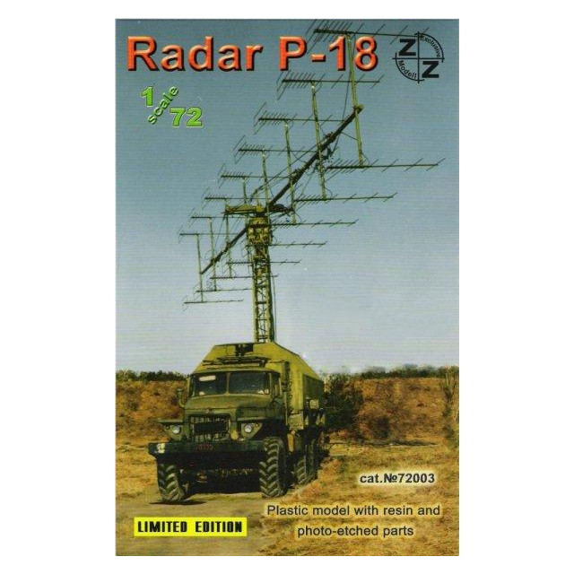 ZZ Modell P-18 Soviet radar vehicle, plastic/resin/pe (ZZ72003) - зображення 1