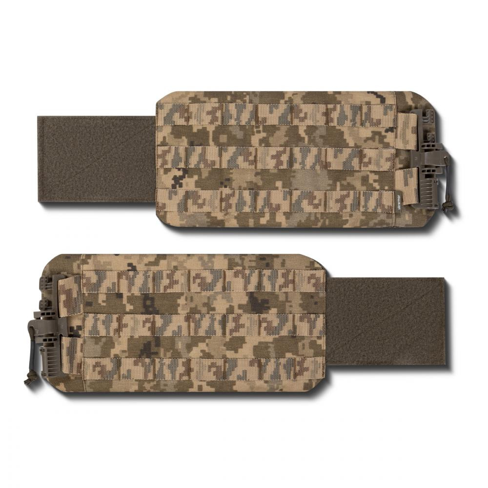 UkrArmor Бокові камербанди L з балістичними пакетами 27.5х12 см 1-го класу захисту. Піксель(мм-14) - зображення 1
