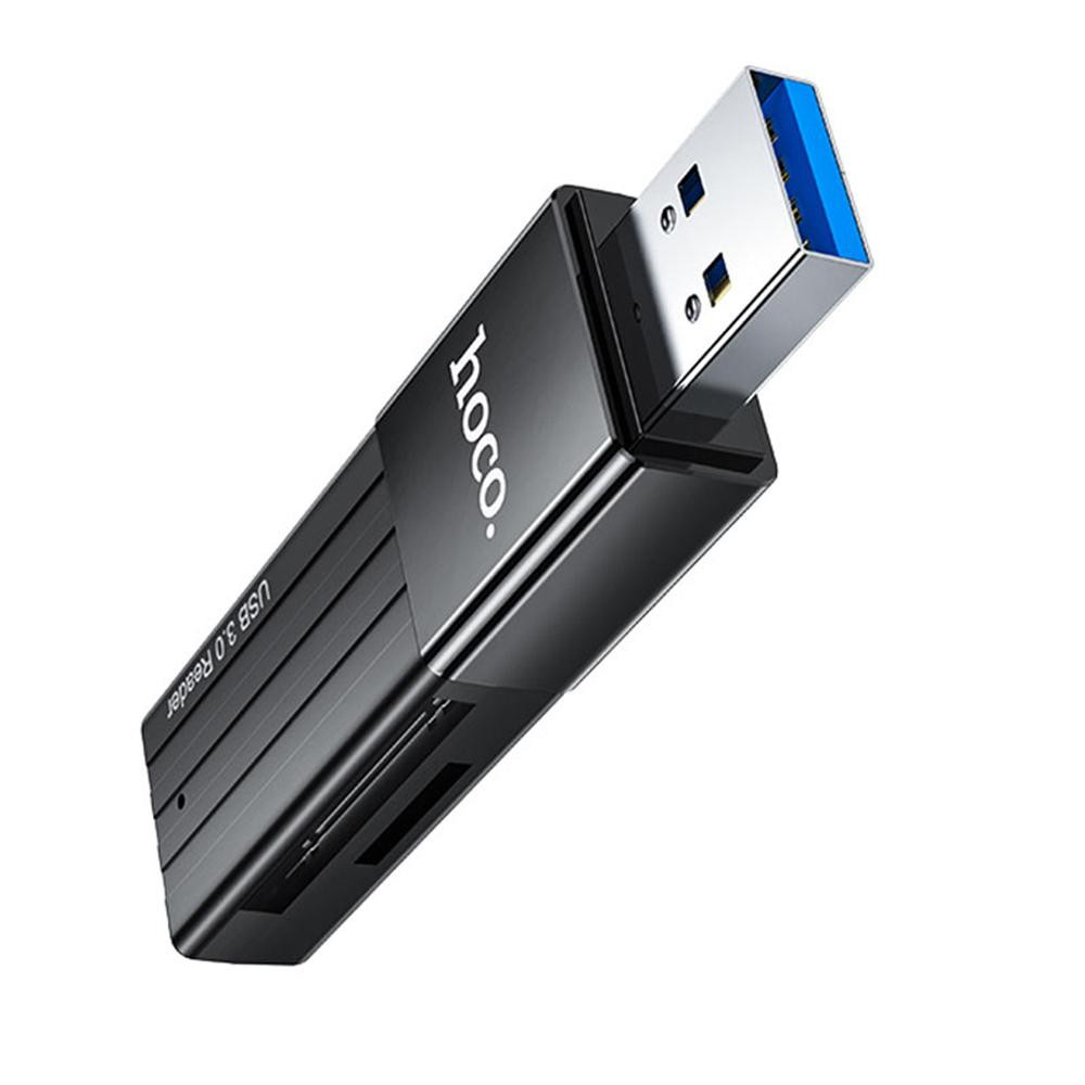 Hoco HB20 Mindful 2-in-1 USB3.0 Black (735218) - зображення 1